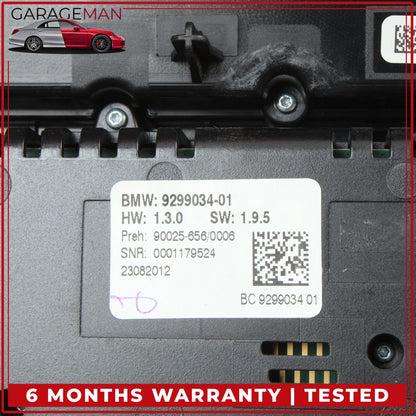 2012-2019 BMW 650i F06 AC Temperature Climate Control Radio Panel 9299034 OEM