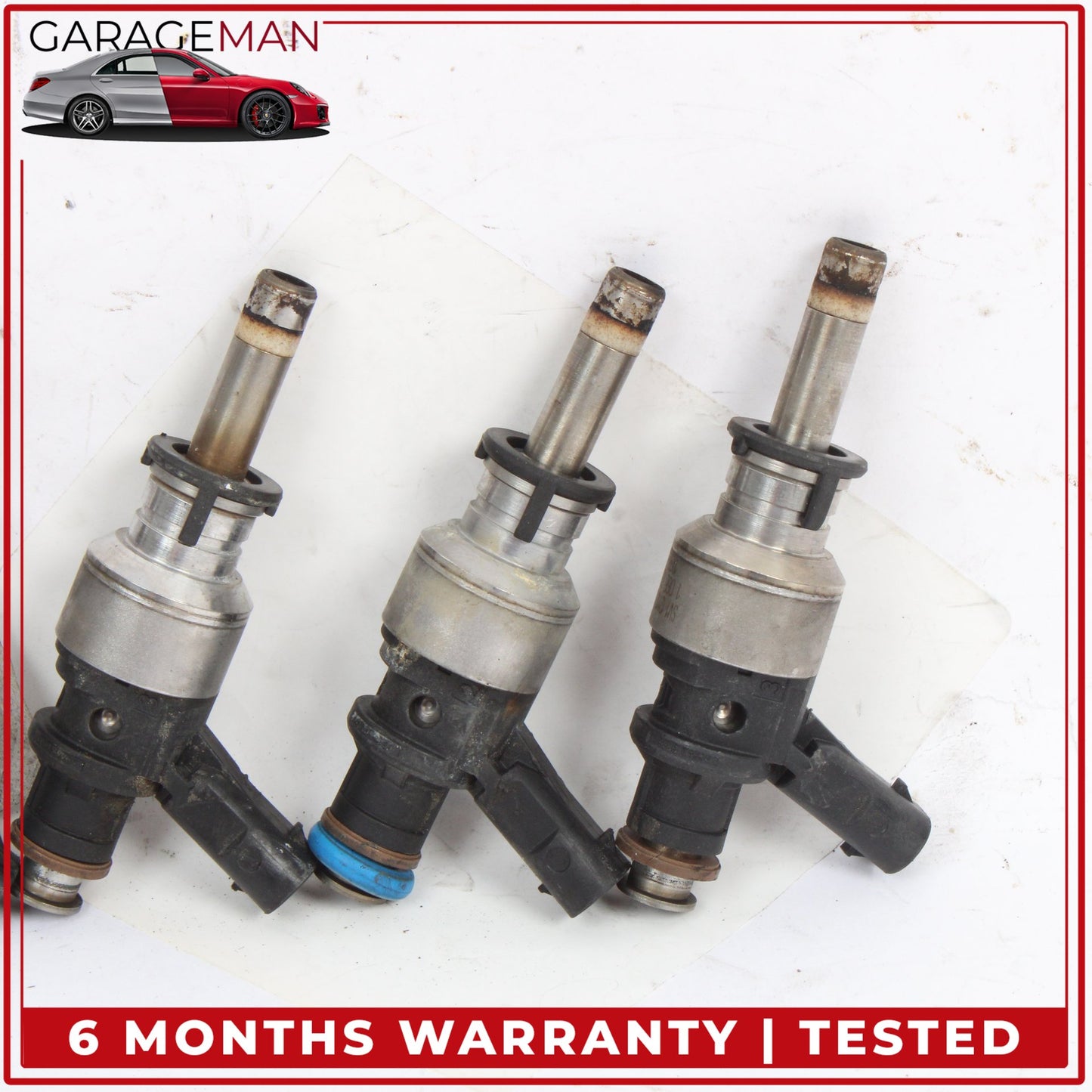 2011-2018 Porsche Cayenne 958 Audi Engine Fuel Injector Set of 6 106E036k OEM