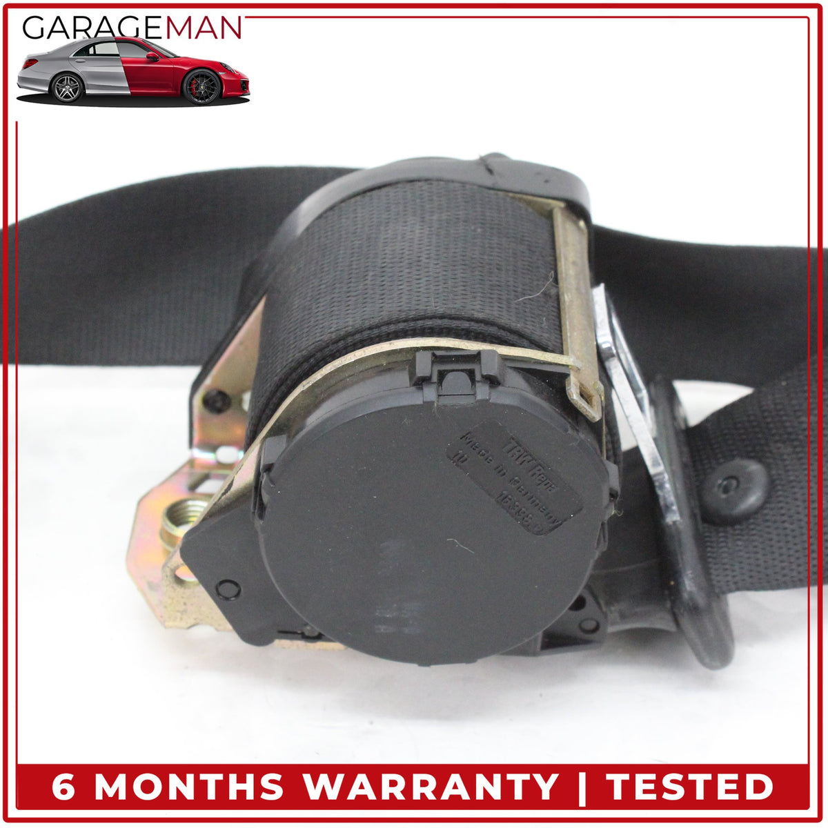 1999-2005 Porsche 911 996 Front and Rear Right Side Seat Belt Set Black OEM