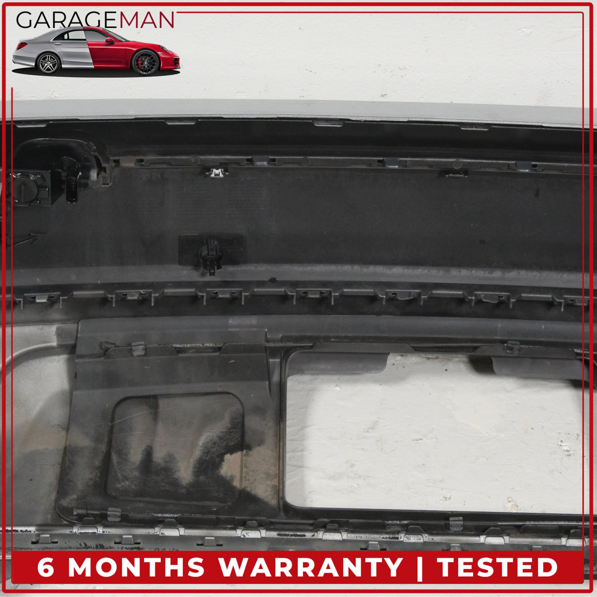 2017-2019 Audi Q7 SUV Rear Bumper Cover Florett Silver Metallic 4M0807511 OEM