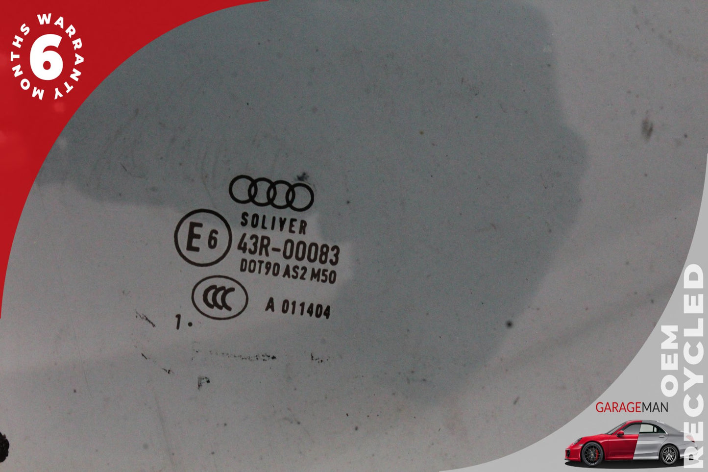 2012-2018 Audi S7 A7 RS7 Front Right Passenger Side Door Window Glass OEM