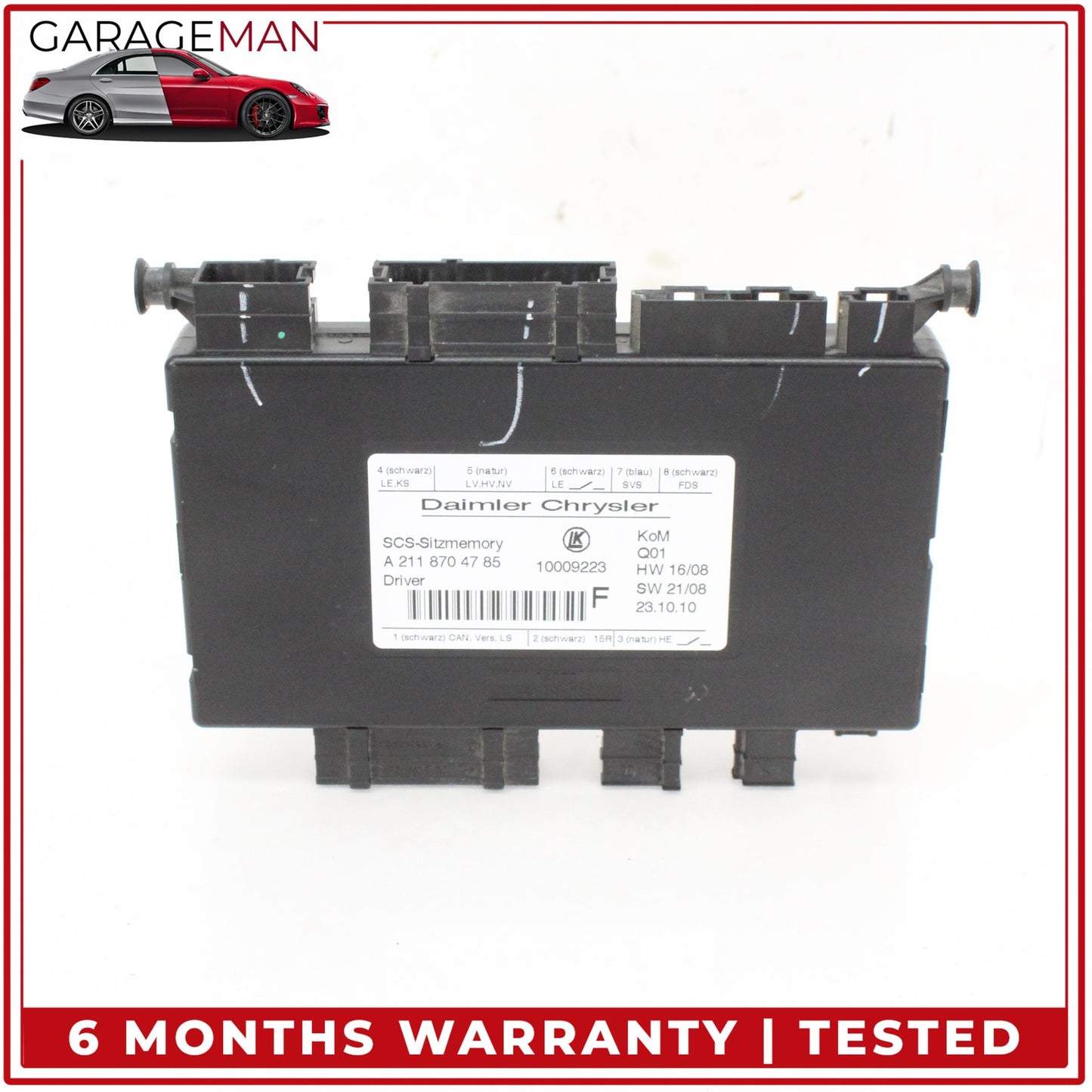 2003-2012 Mercedes W164 ML350 Front Left Seat Control Module 2118704785 OEM