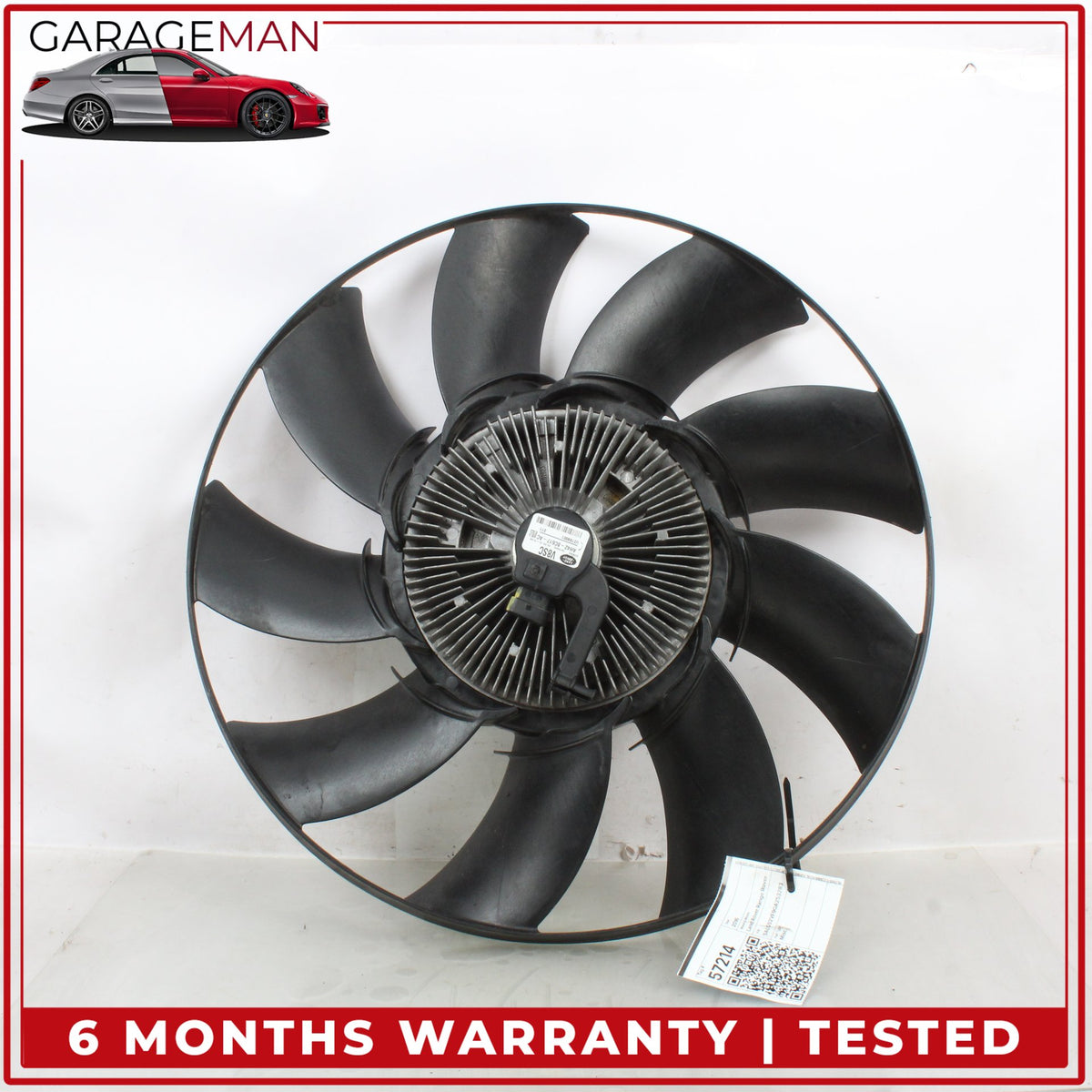 2013-2021 LR Range Rover L405 Engine Motor Radiator Cooling Fan w/ Clutch OEM