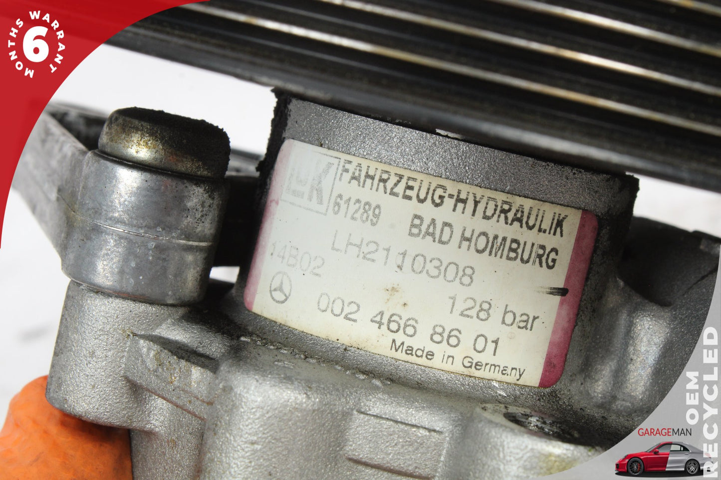 2000-2008 Mercedes W220 S500 Power Steering Pump Reservoir 0024668601 OEM
