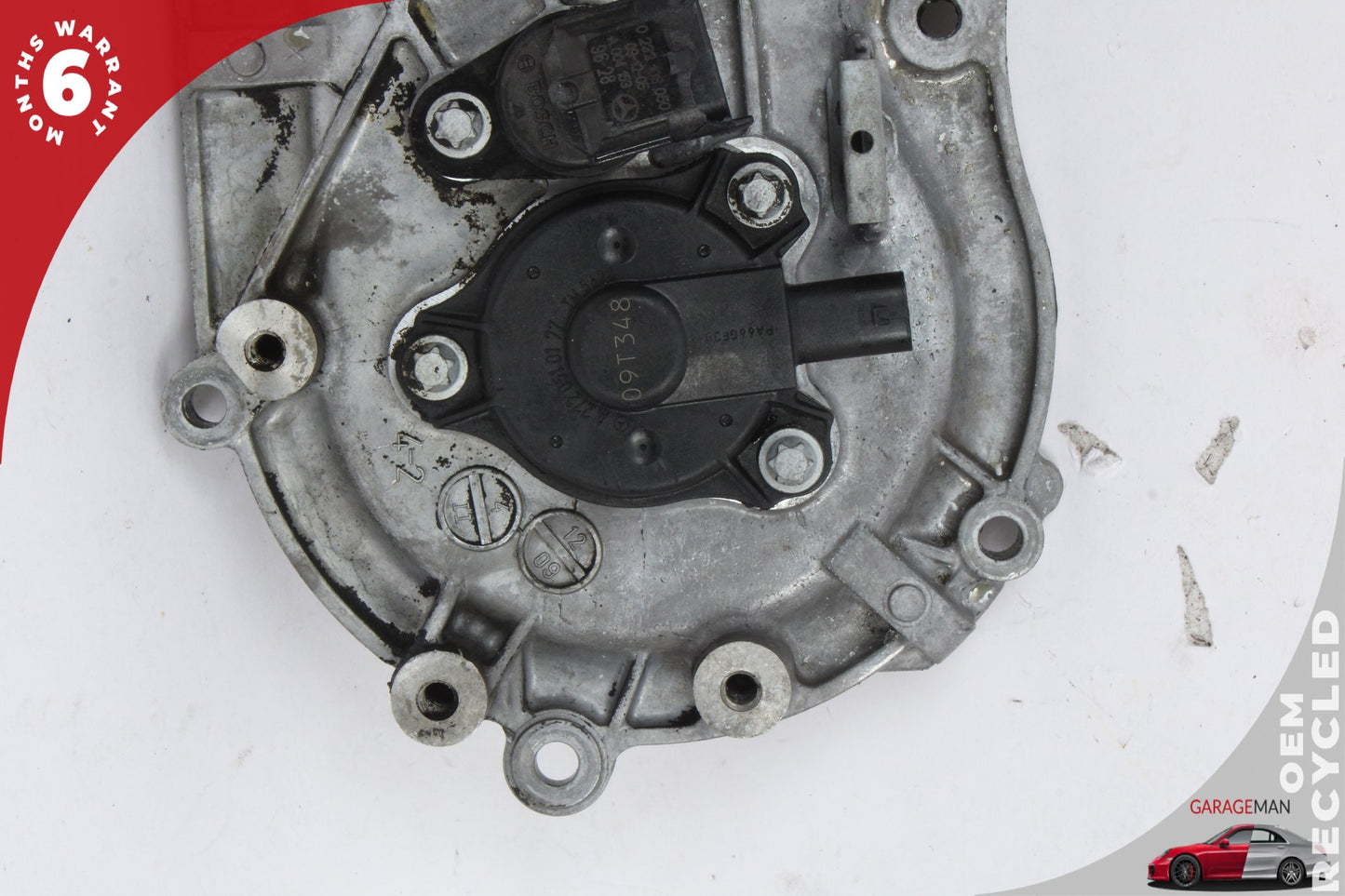 2005-2013 Mercedes W221 S550 Front Left Side Engine Timing Chain Cover Plate OEM