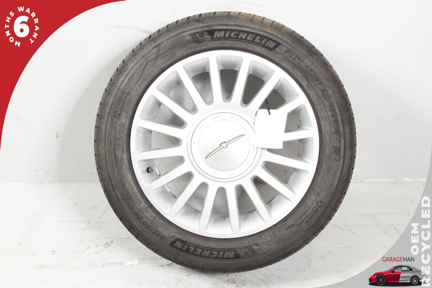 2002-2005 Ford Thunderbird 16 Spoke Wheel Rim w/ Tire 17X7.5JX60 4W631007CC OEM