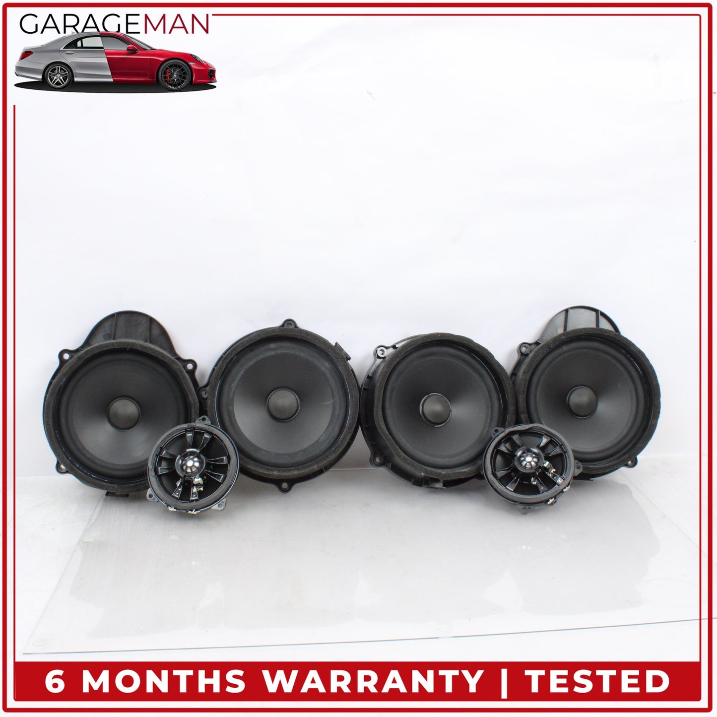 2014-2016 Land Rover LR4 L319 SUV Front and Rear Audio Sound Speakers Set OEM