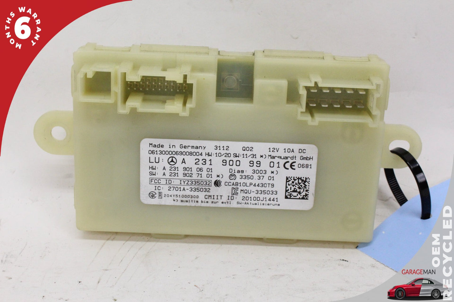 2013-2020 Mercedes R231 SL550 Keyless Go Entry Control Module 2319009901 OEM