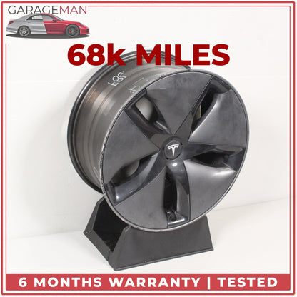 2017-2023 Tesla Model 3 Alloy Wheel Rim w/ Aerocover 18x8.5J ET40 104422100G OEM