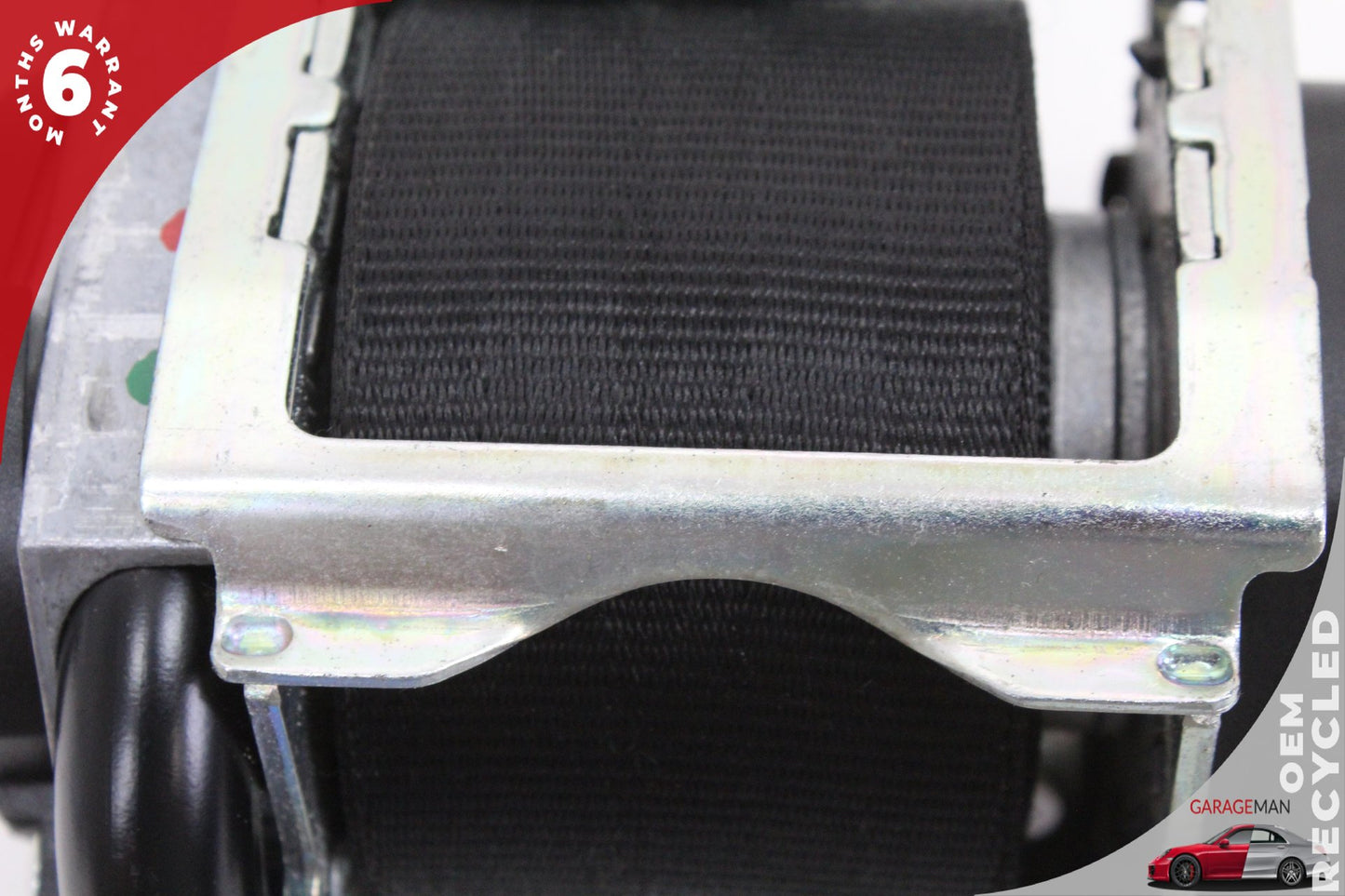 2007-2015 Audi Q7 Rear Right Side 2nd Row Seat Belt Black 4L0857806H OEM