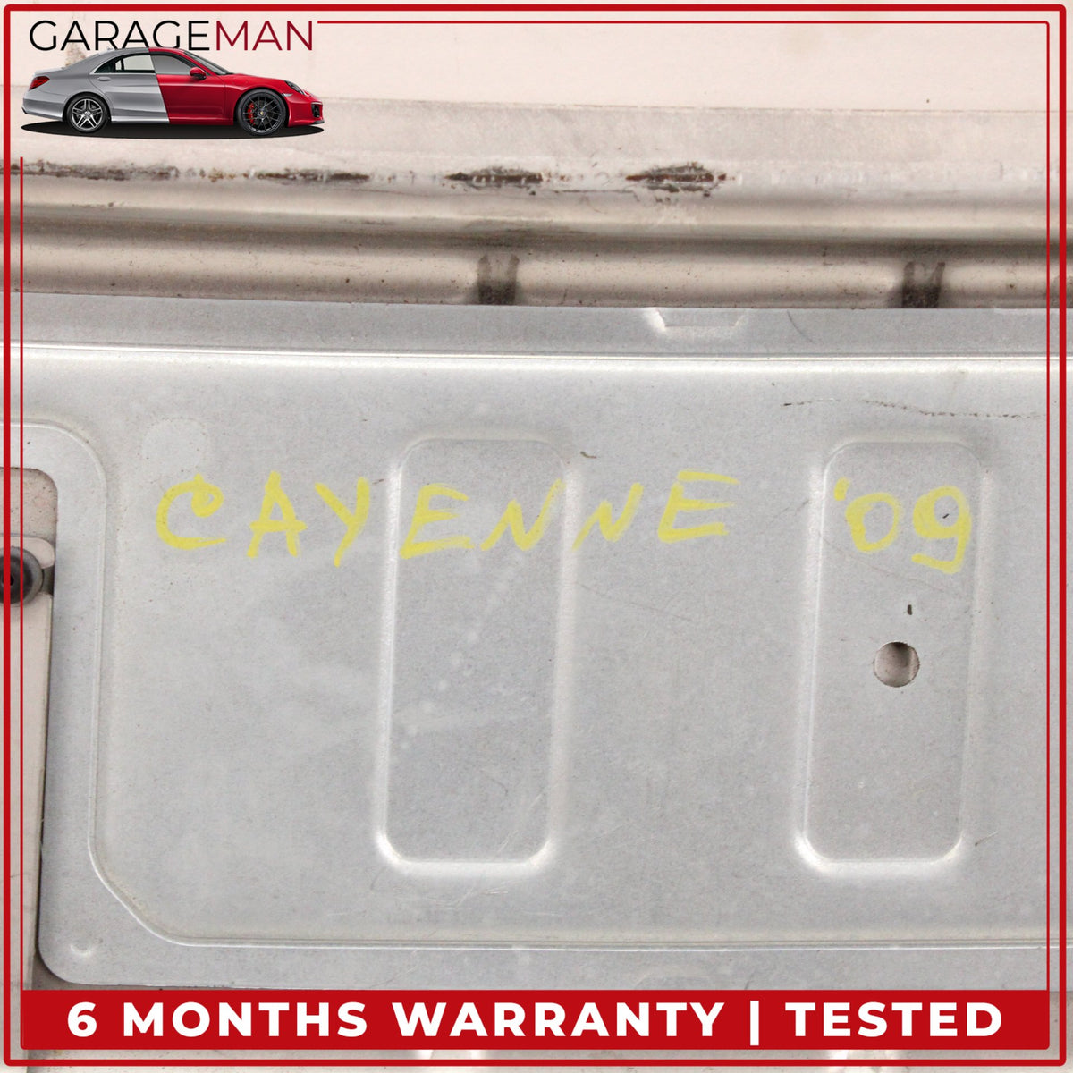 2003-2010 Porsche Cayenne 955 957 Rear Trunk Cargo Sill Scuff Plate Chrome OEM