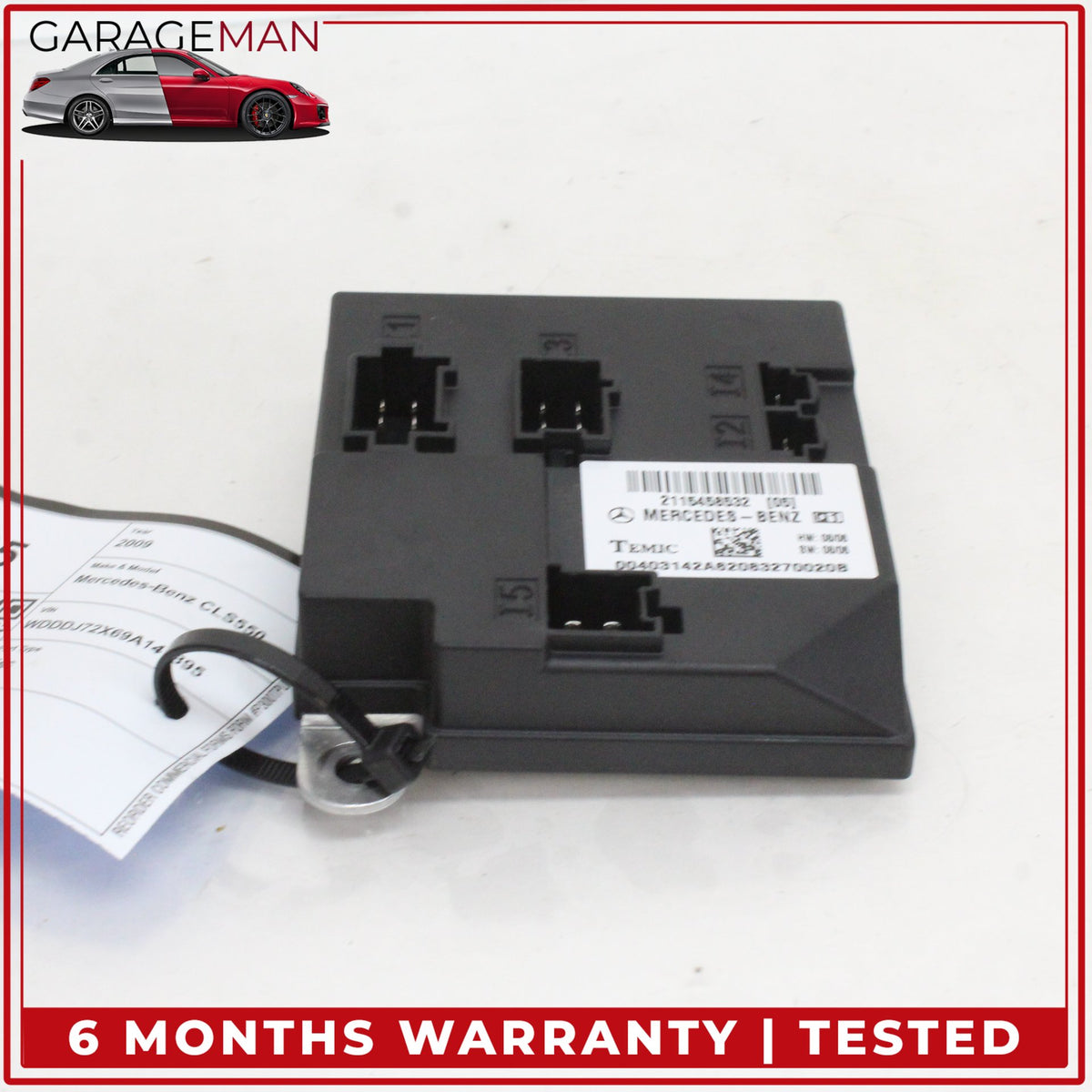 2006-2011 Mercedes W219 CLS550 BCM Body Control Module Unit 2115458532 OEM