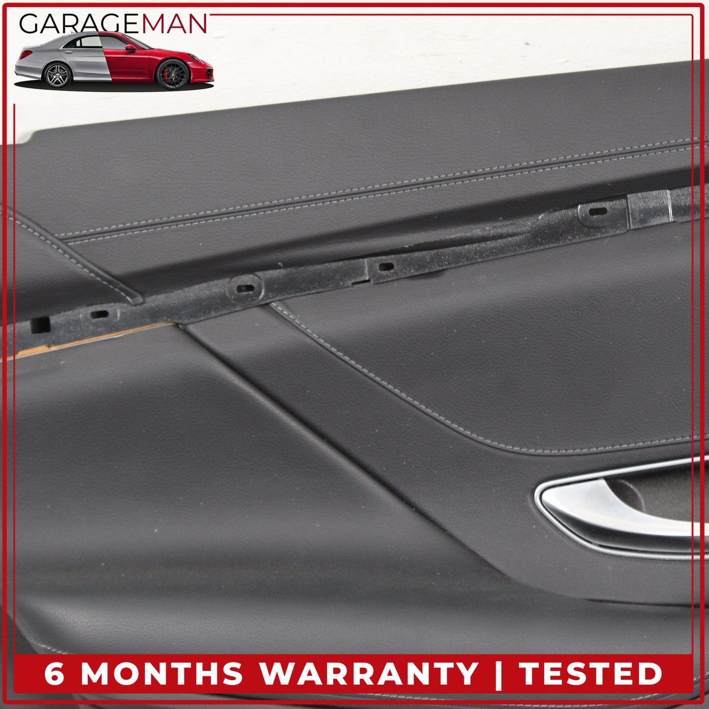 2014-2017 Mercedes W222 S550e Rear Left Side Interior Door Trim Panel Black OEM