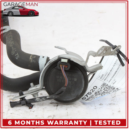 2014-2020 Mercedes X156 GLA250 Auxiliary Water Pump w/ Oil Cooler Hose Pipe OEM