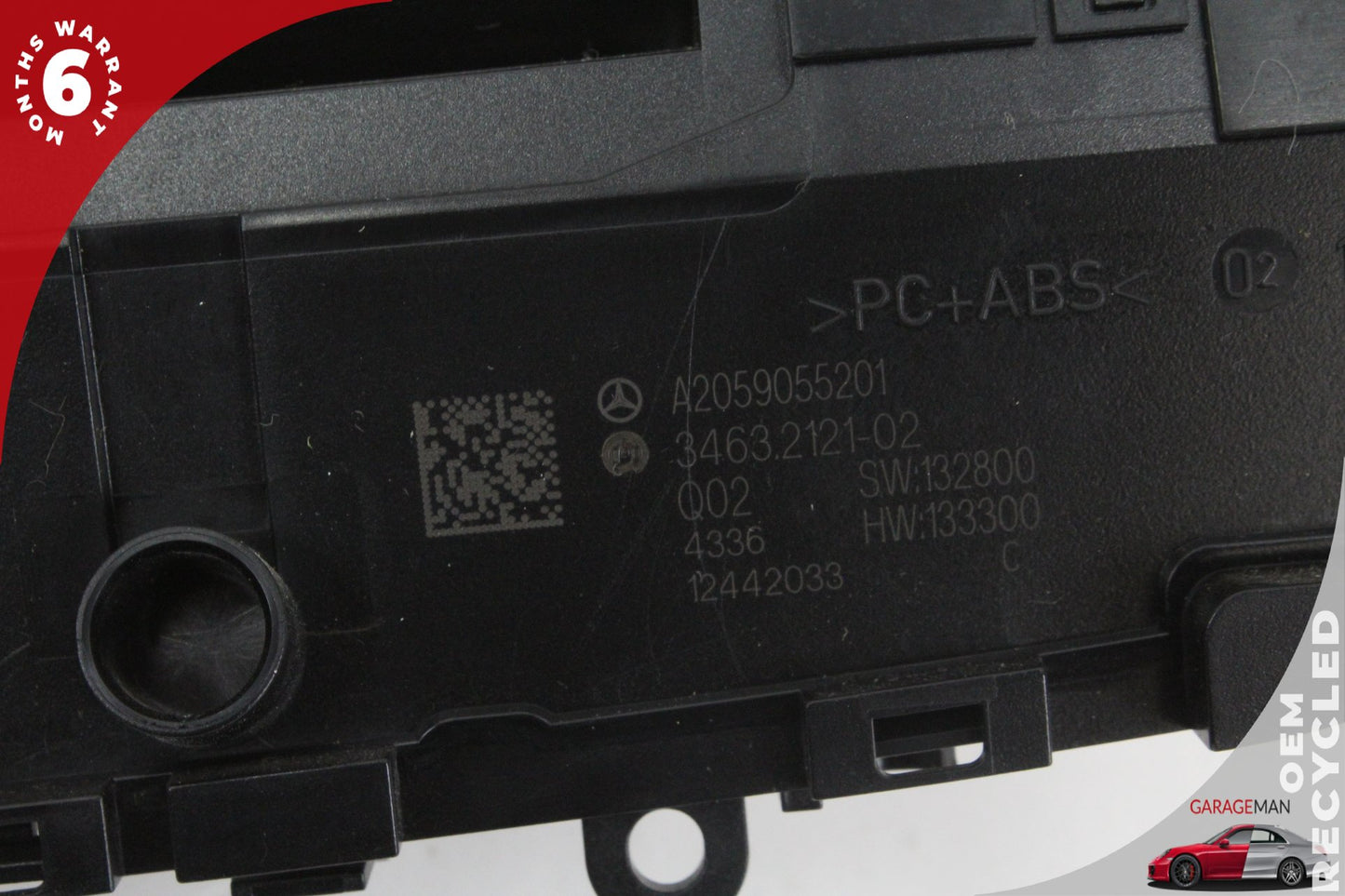2015-2019 Mercedes W205 C300 Center Dash Hazard Control Switch 2059055201 OEM