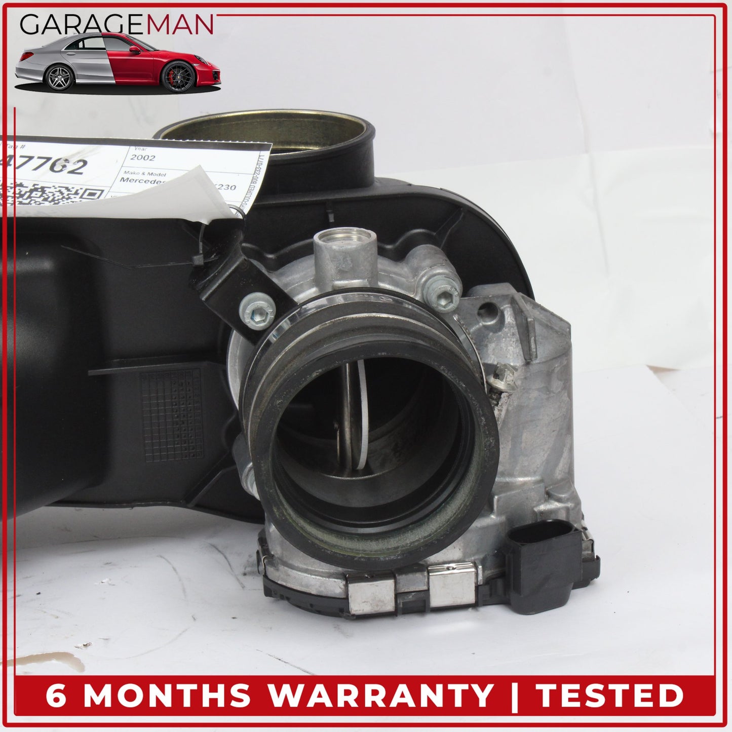 2001-2004 Mercedes R170 SLK230 Air Cleaner Absorber w/ Throttle Valve Body OEM