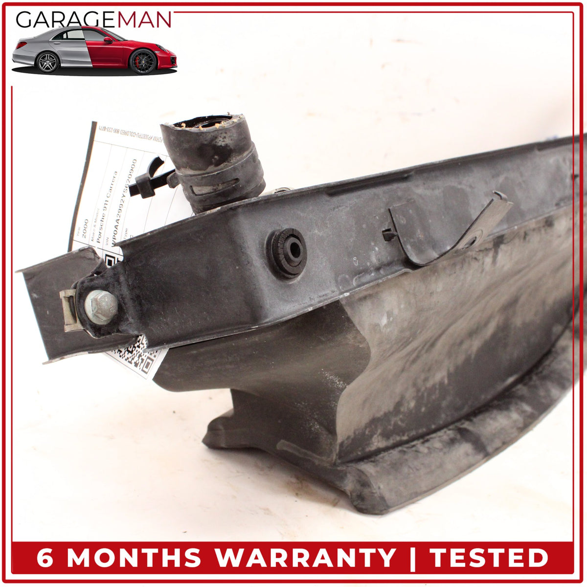 1997-2004 Porsche 911 Carrera Engine Cooling Center Radiator w/ Air Duct OEM