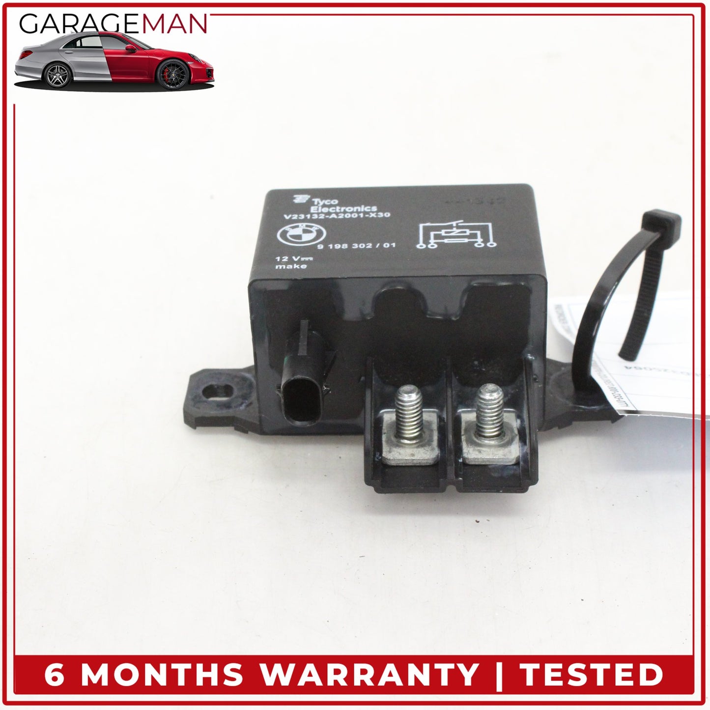 2012-2018 BMW 650i 640i Radiator Cooling Fan Relay Control Module 9198302 OEM