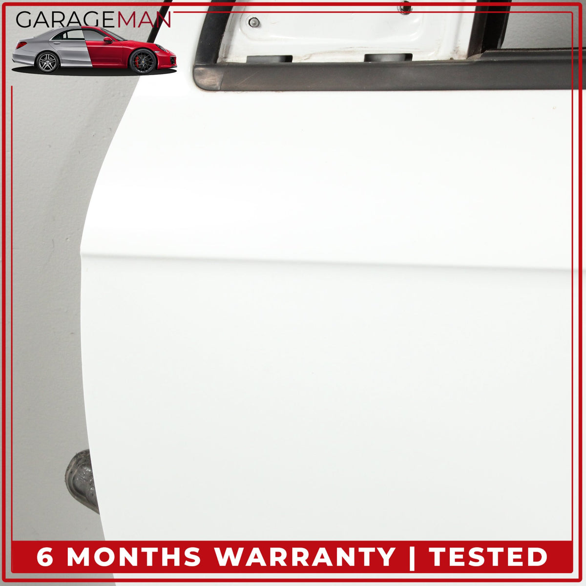 2007-2015 Audi Q7 Front Left Driver Side Door Shell Glacier White Metallic OEM