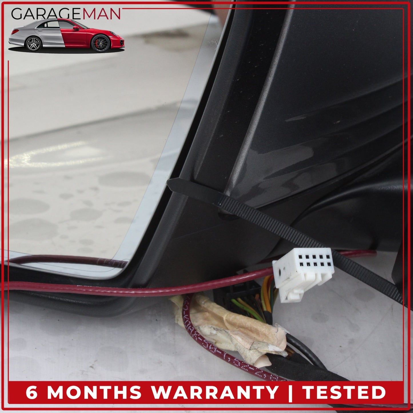 2015-2016 Mercedes W205 C300 Front Left Door Rear View Mirror w/ Blind Spot OEM
