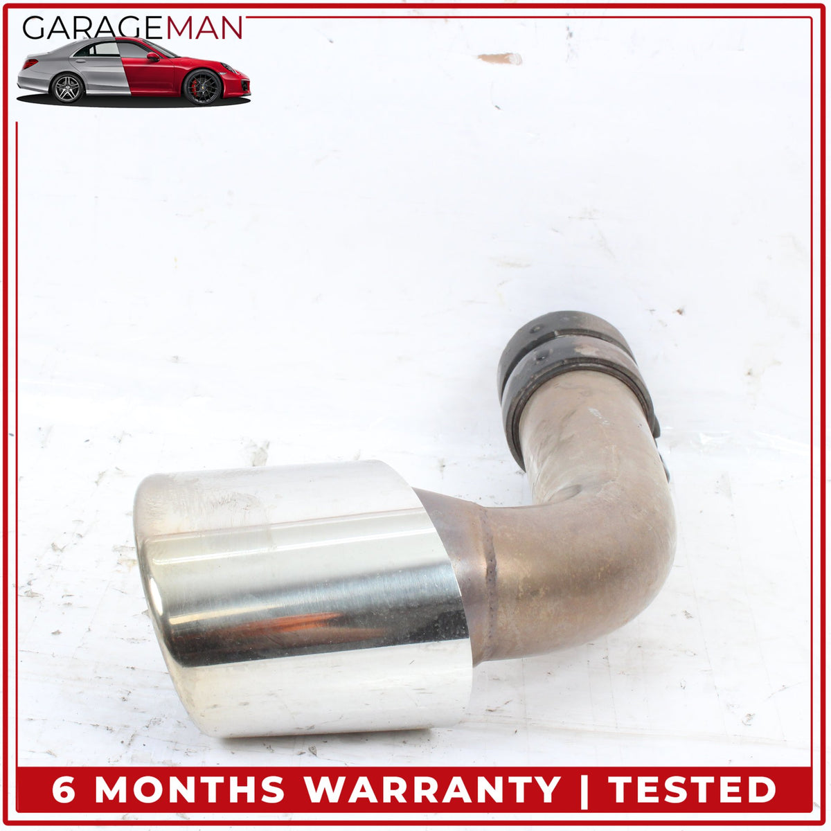 1999-2001 Porsche 911 Carrera Rear Exhaust Muffler Oval Tail Pipe Tip Pair OEM