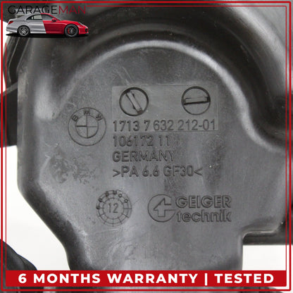 2013-2019 BMW 650i F06 AWD Engine Coolant Reservoir Overflow Expansion Tank 7647281 OEM
