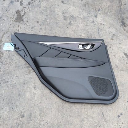 2016-2018 Infiniti Q50 V37 Front and Rear Left and Right Door Trim Panel Set OEM