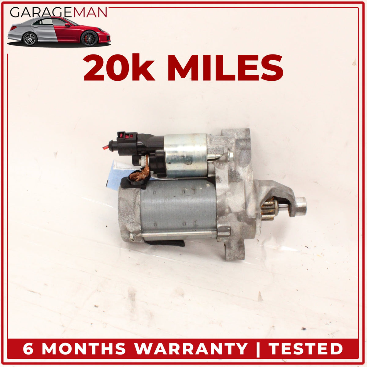 2019-2026 Porsche Macan 95B 2.0L Engine Starter Motor 12V Denso 06L911024 OEM