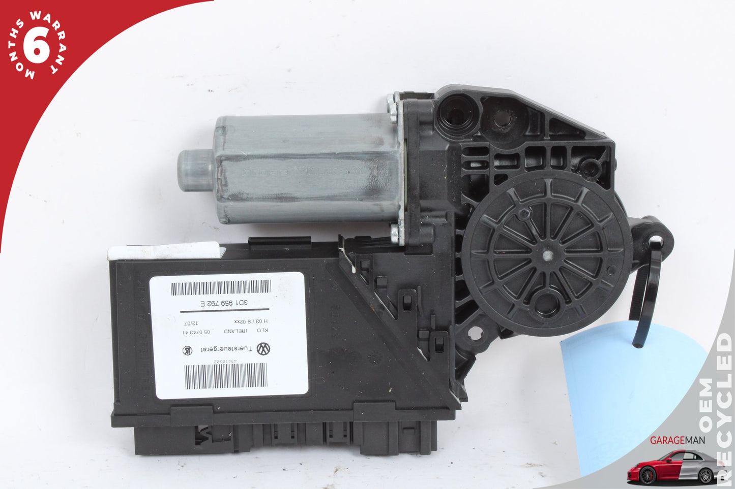 2003-2010 Porsche Cayenne 957 Front Right Door Power Window Motor 3D1959792E OEM
