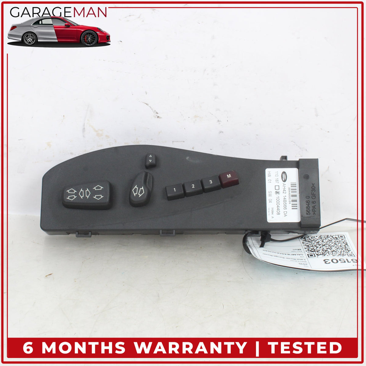 2010-2012 Range Rover L322 Front Left Side Seat Adjuster Switch AH4214B566DA OEM