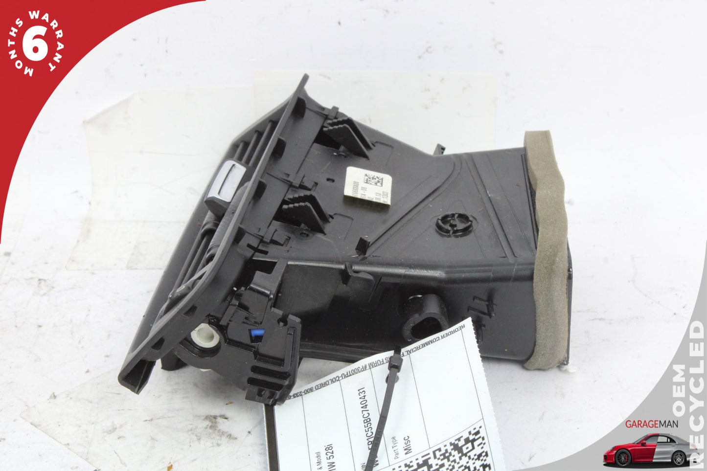 2011-2016 BMW 528i Front Right Passenger Side Dash AC A/C Air Vent 9166884 OEM