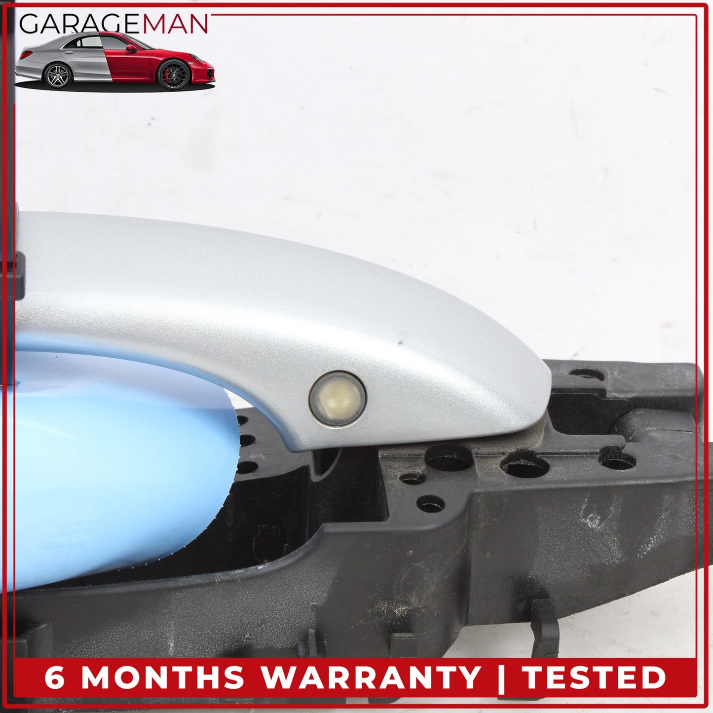 2017-2024 Audi Q7 Right Passenger Side Exterior Door Handle Silver Metallic OEM