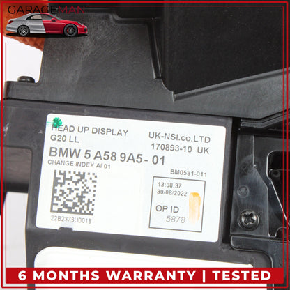 2021-2025 BMW M340i M3 330i Head Up Display Projector Unit HUD 5A589A5 OEM