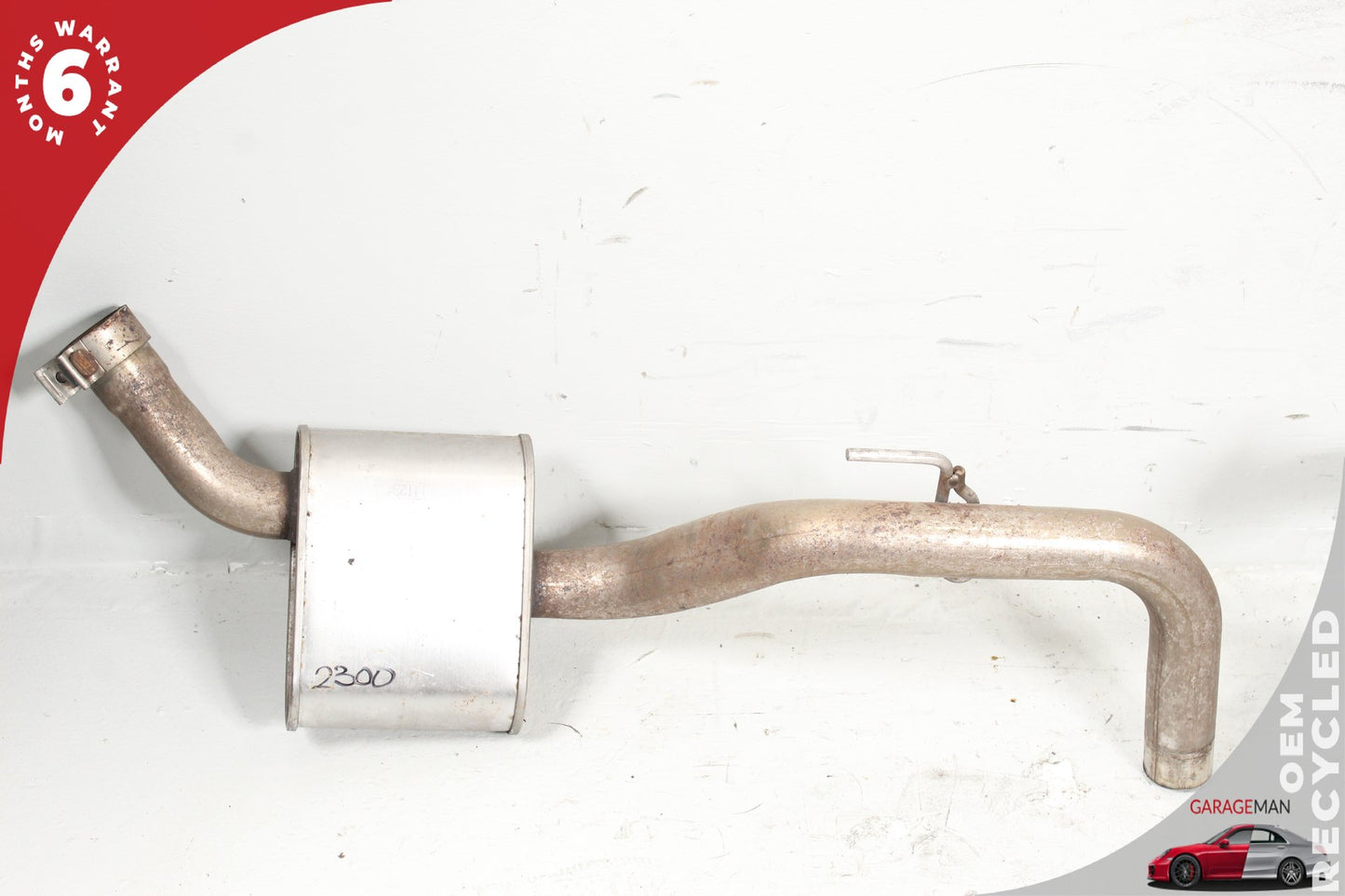 2004-2006 Jaguar XK8 X100 RWD Front Exhaust Silencer Muffler Pipe 4W835K244BD OEM