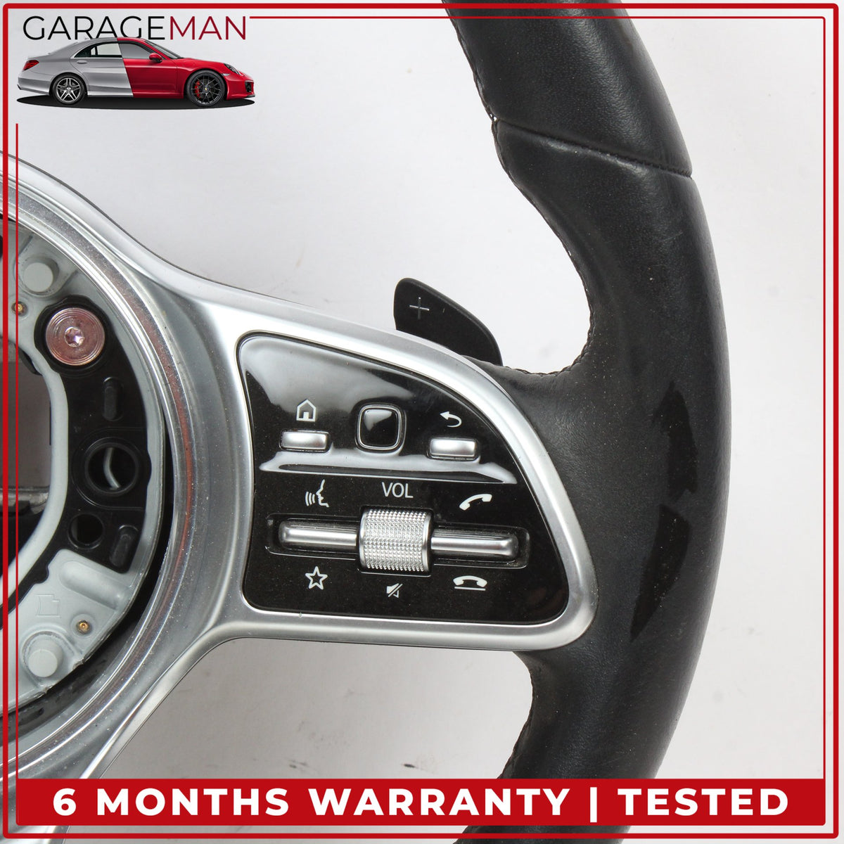 2019-2025 Mercedes W177 A220 C300 EQB 350 Steering Wheel w/ Paddle Shifters OEM