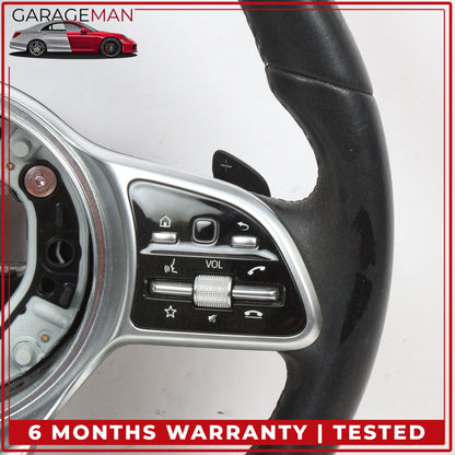 2019-2025 Mercedes W177 A220 C300 EQB 350 Steering Wheel w/ Paddle Shifters OEM