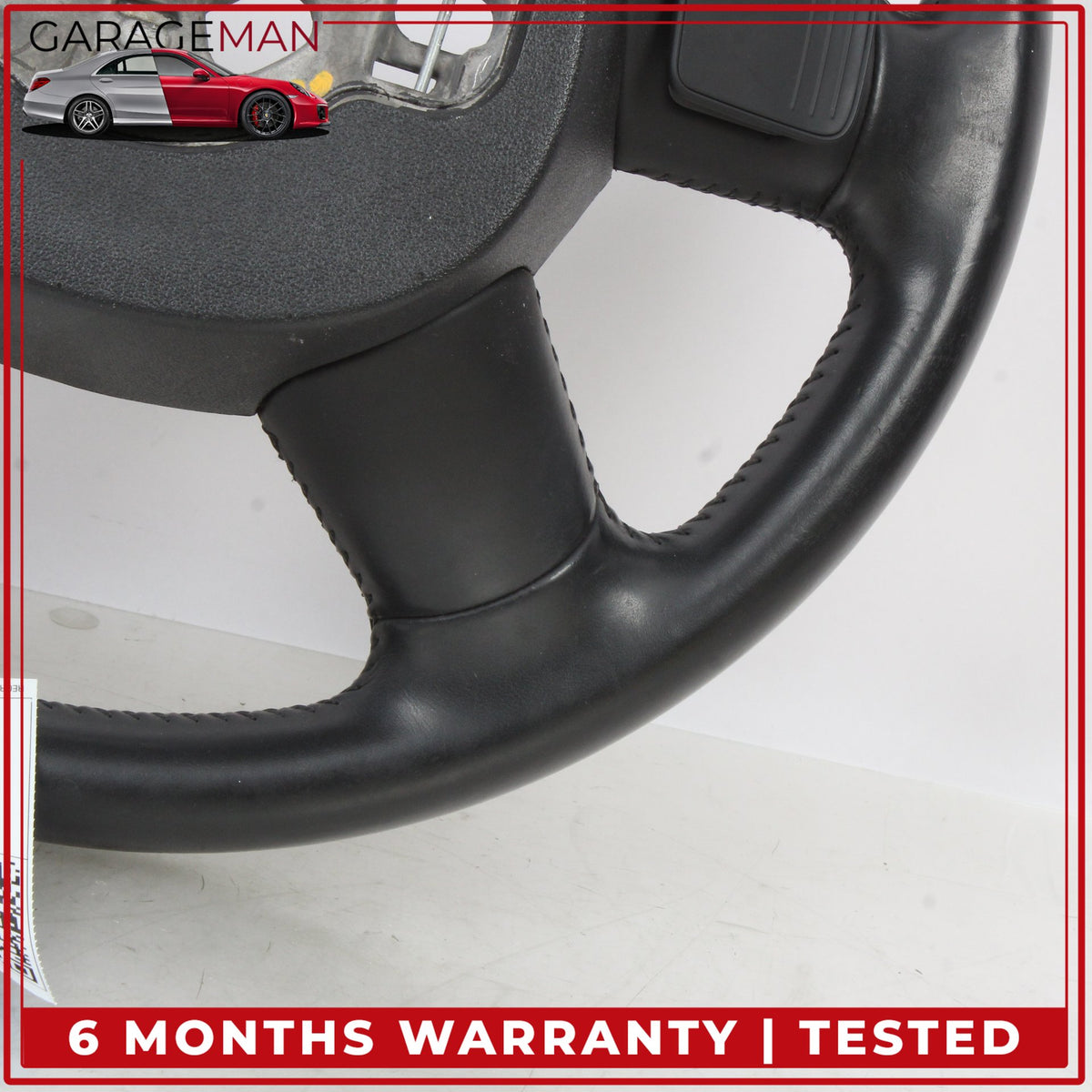 2011-2018 Audi A8 S8 Steering Wheel w/ Paddle Shifters Leather Black OEM
