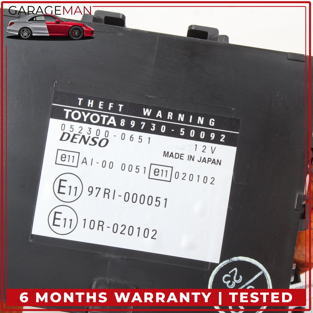 2002-2004 Lexus LS430 Anti Theft Alarm Control Module Unit 8973050092 OEM