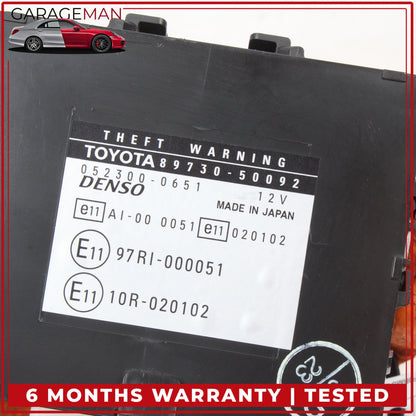 2002-2004 Lexus LS430 Anti Theft Alarm Control Module Unit 8973050092 OEM