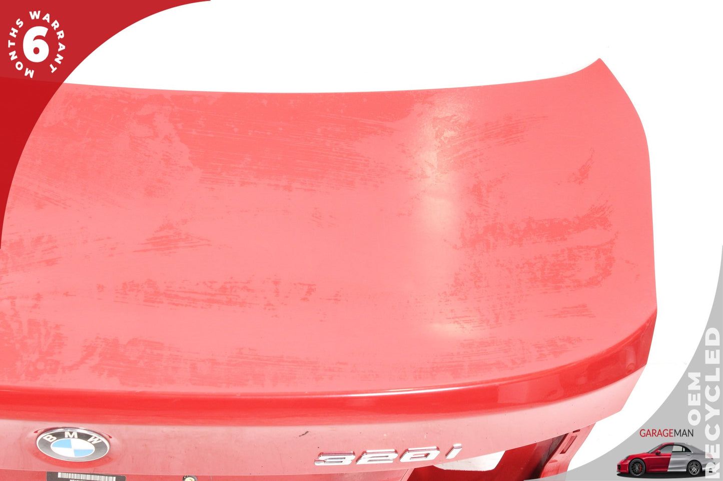 2012-2018 BMW 320i 328i F30 Rear Trunk Lid Shell Panel Assembly Red 7288757 OEM
