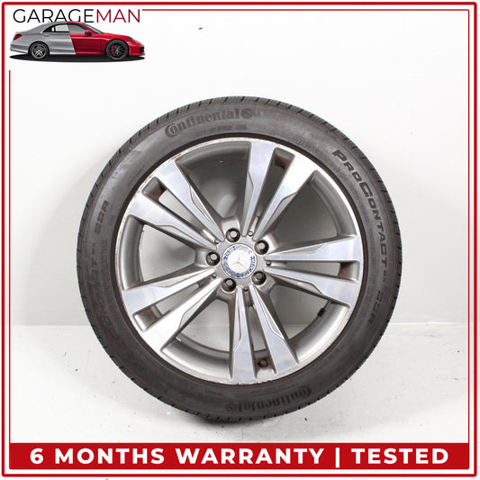 2014-2017 Mercedes W222 S550e S600 Rear Wheel Rim w/ Tire 9.5JX19H2 ET43.5 OEM