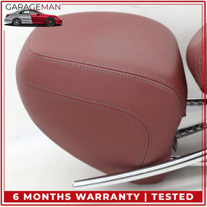2019-2025 BMW 330i Front Left and Right Side Seat Head Rest Red 52107478116 OEM