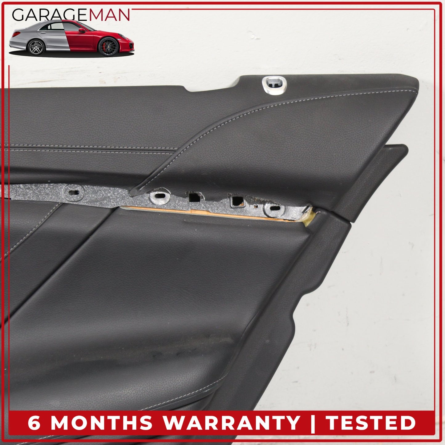 2014-2017 Mercedes W222 S550e Rear Right Side Interior Door Trim Panel Black OEM