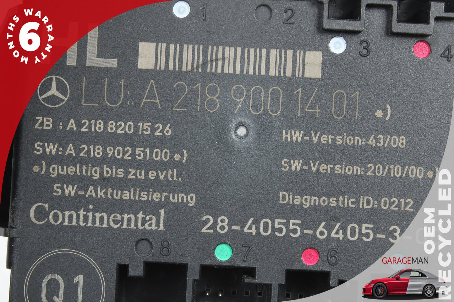 2008-2018 Mercedes W218 CLS550 Rear Left Side Door Control Module 2189001401 OEM