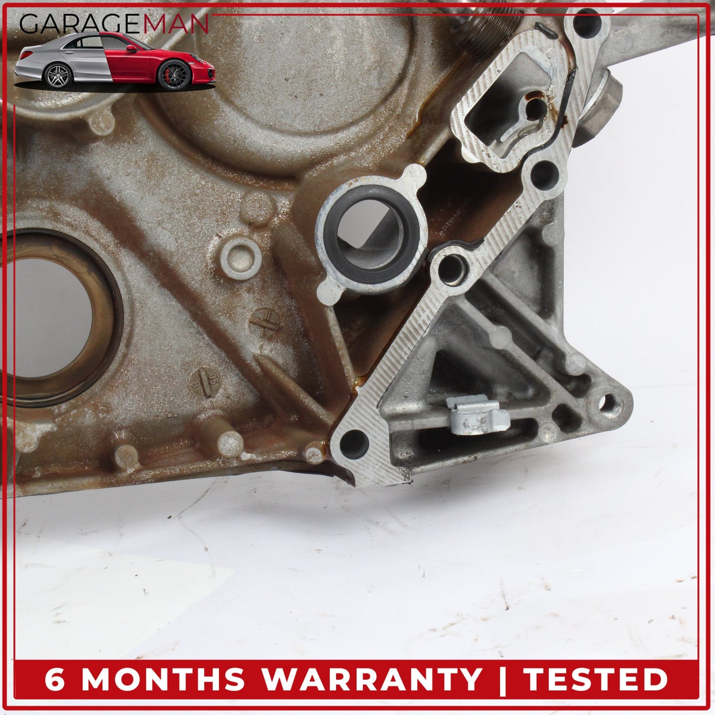 1998-2006 Mercedes W220 S430 Engine Timing Cover w/ Thermostat Housing OEM