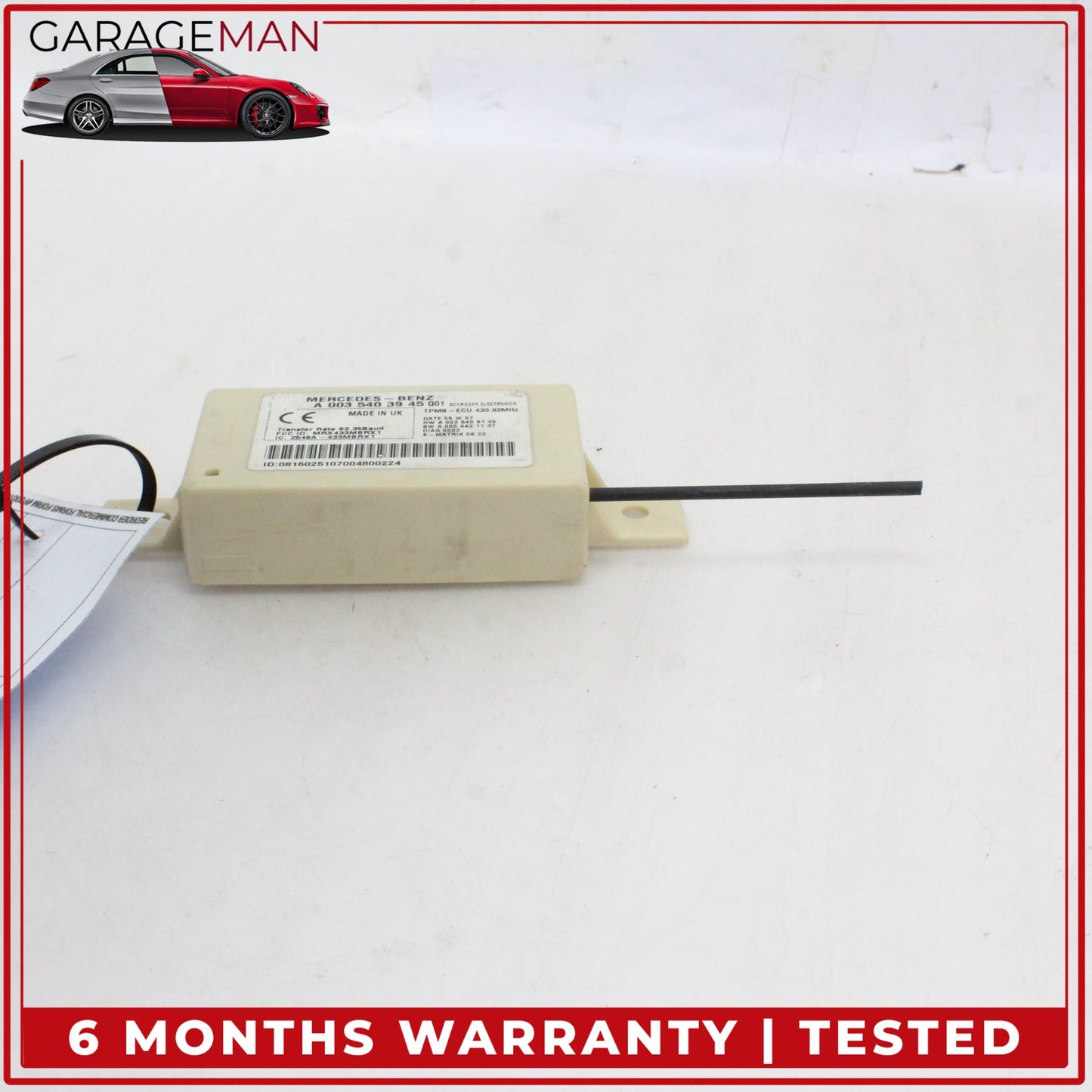 2003-2009 Mercedes-Benz CLK350 W209 Coupe Tire Pressure Monitor Module 0035403945 OEM