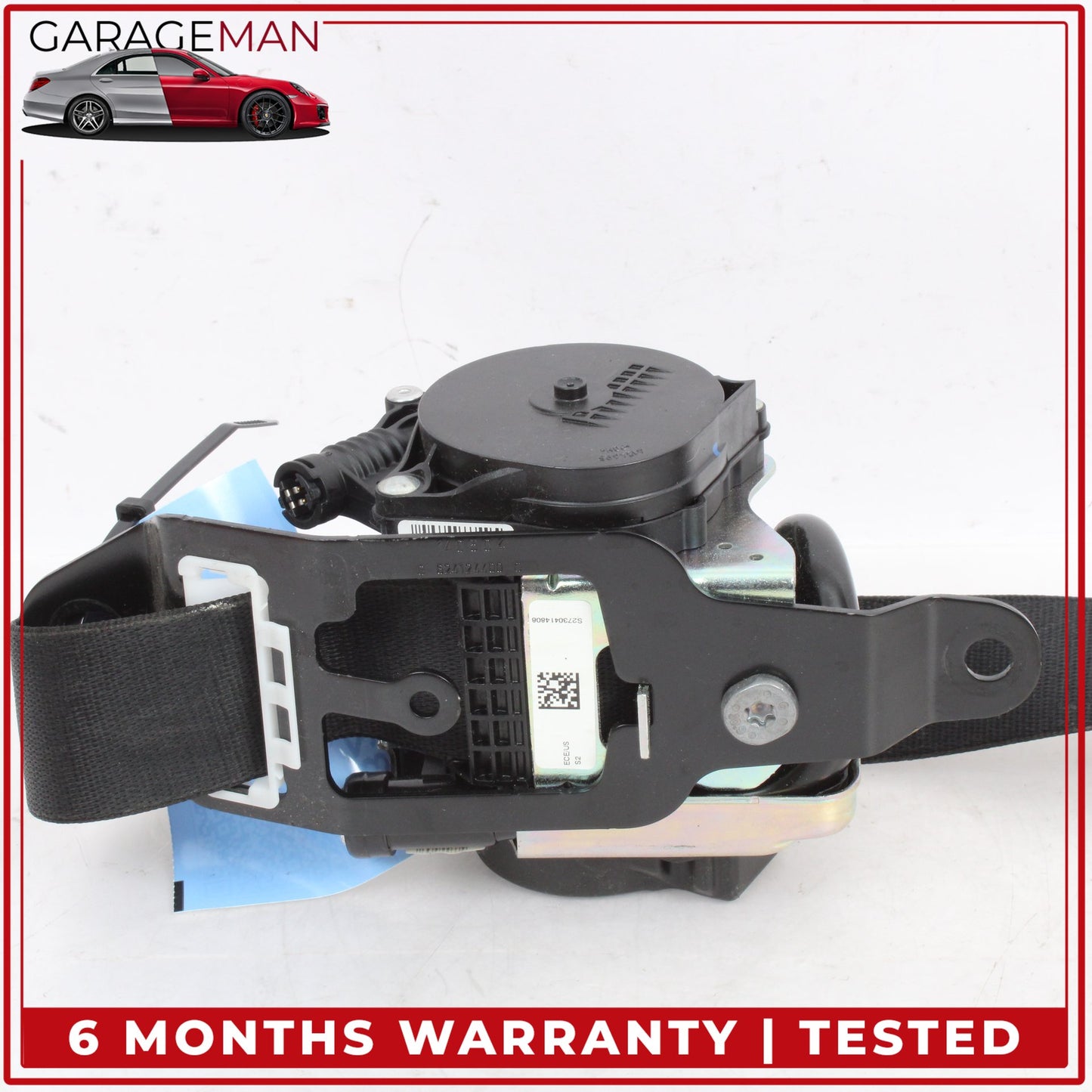 2014-2021 BMW i3 I01 Front Right Passenger Side Seat Belt Seatbelt Black OEM