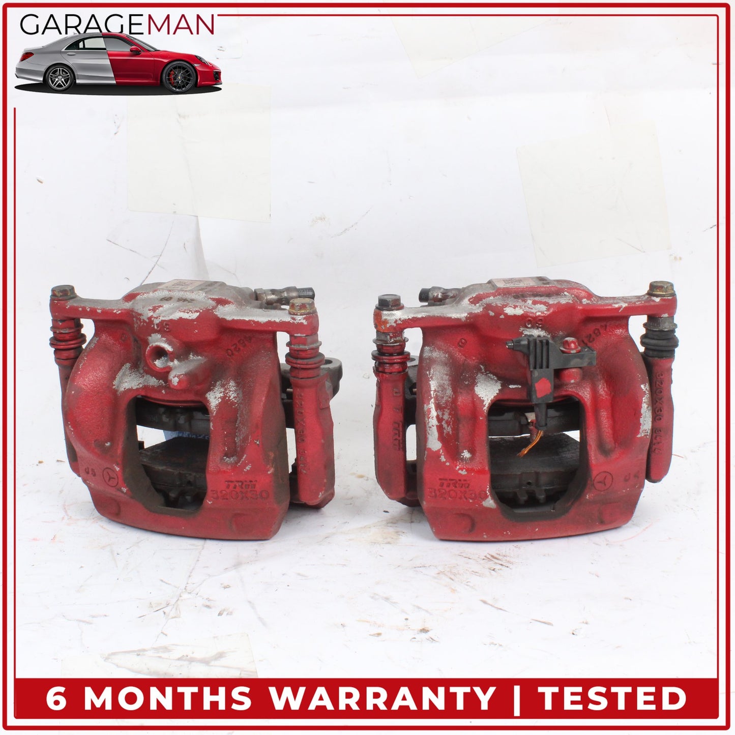 2014-2019 Mercedes W117 CLA250 Front Left and Right Side Brake Caliper Set OEM