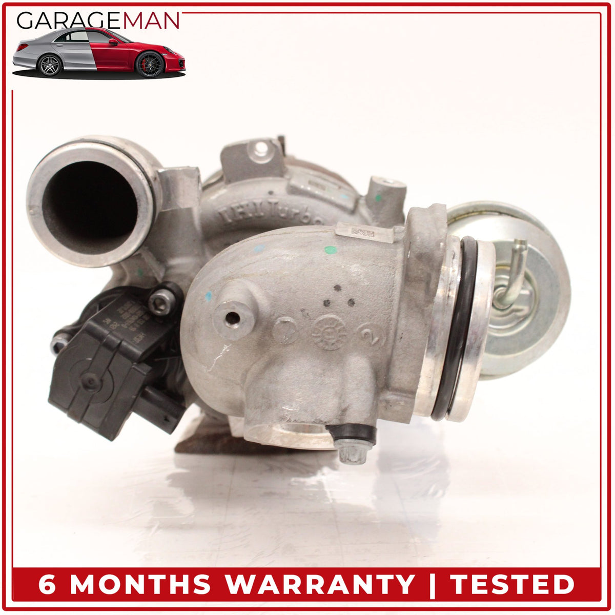 2014-2020 Mercedes W212 E400 M276 Right Turbocharger Turbo Charger Manifold OEM