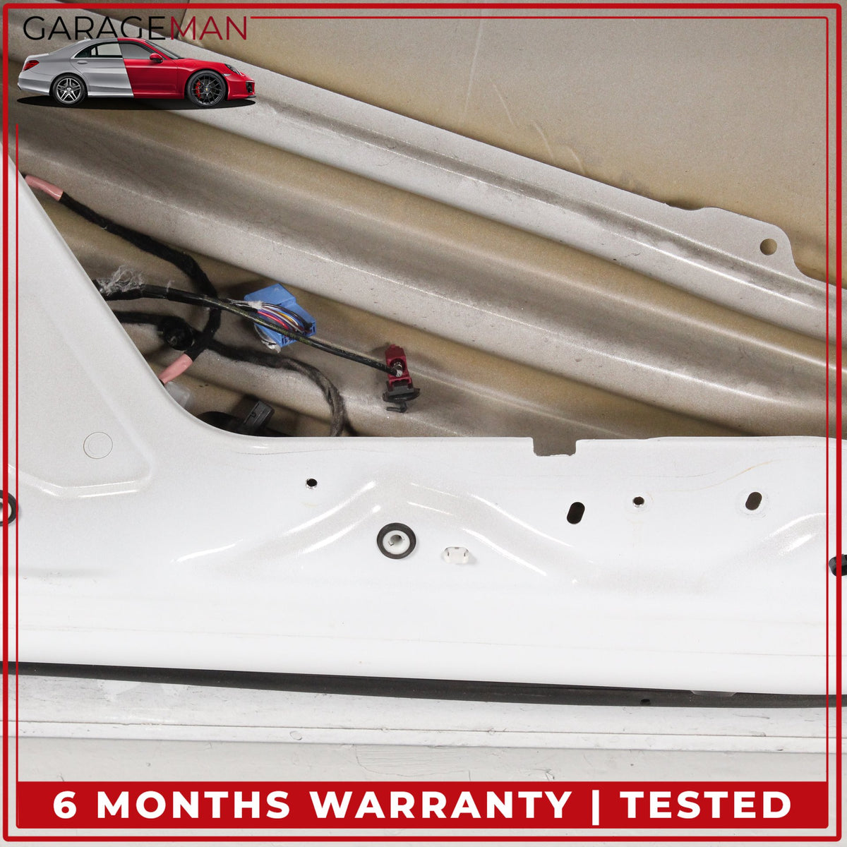 2017-2023 Tesla Model 3 Front Right Side Door Shell Pearl White 1081420E0C OEM